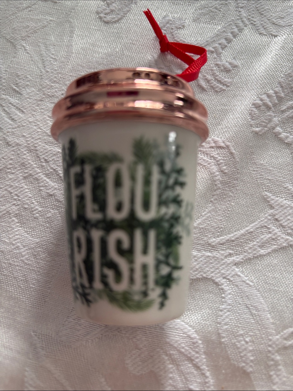 Starbucks 2017 flourish ornament